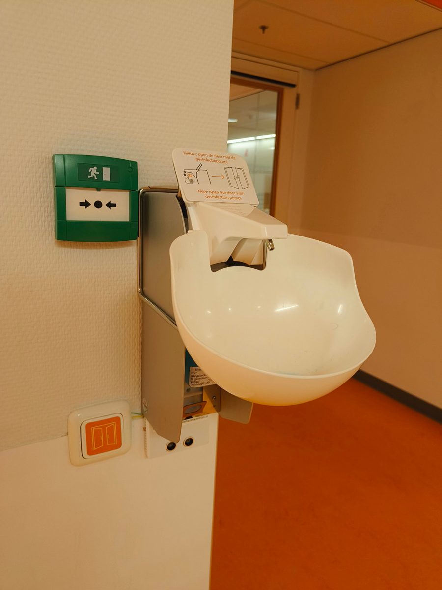 Hospital hygiene intervention prototype from the internship